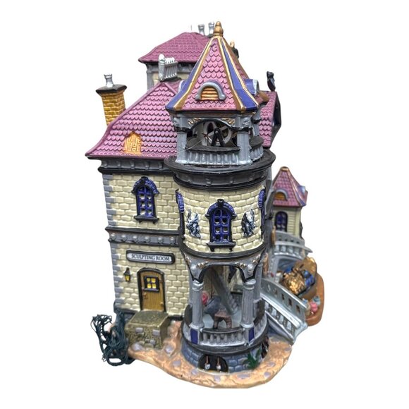 Lemax Spooky Town Lighted House of Wax Madam Ashburys Halloween Village BOX READ - Picture 15 of 15